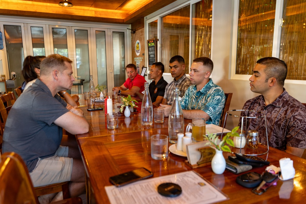 JTF-M Meets Service Members in Palau