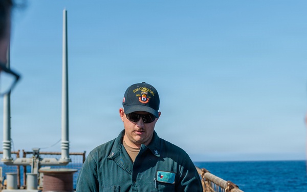 Small Arms Qualification aboard USS Gonzalez (DDG 66)