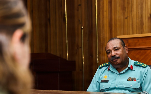 DPAA leadership meet with PNGDF Deputy Chief