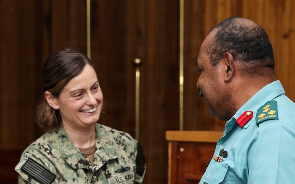 DPAA leadership meet with PNGDF Deputy Chief