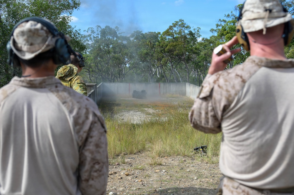 Wallaby Walk 26: MRF-D, ADF conduct demolition drills