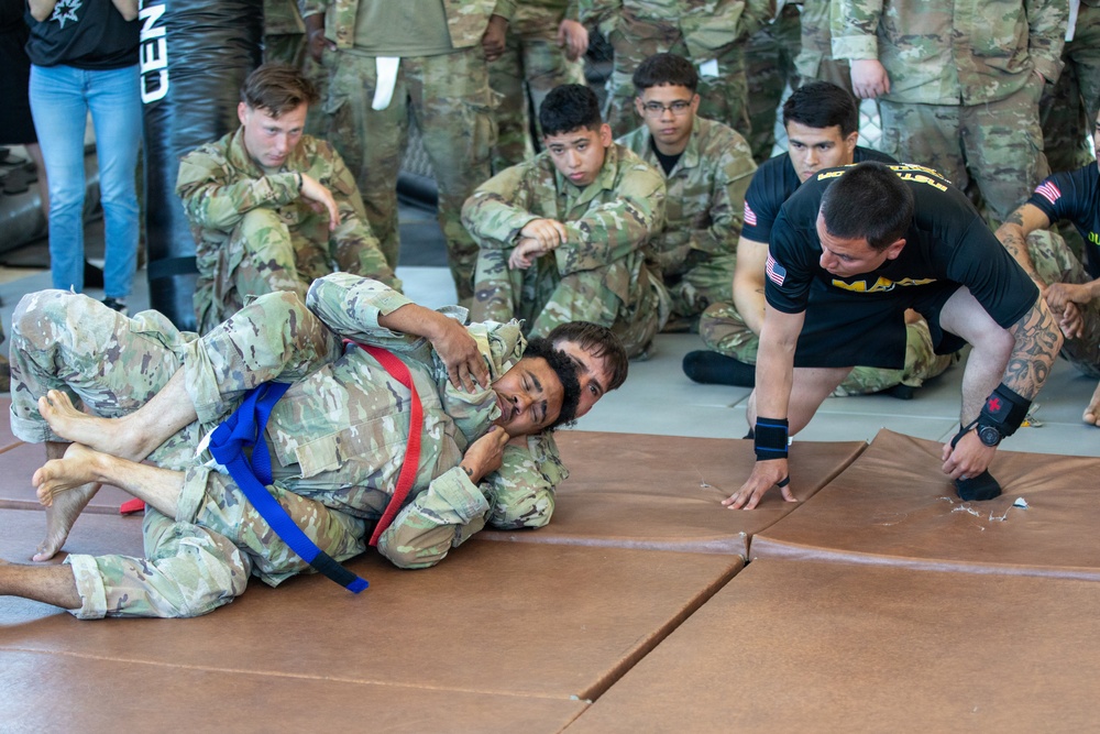 Dragoon Week: 2nd Cavalry Regiment Soldiers compete in combative preliminaries during Dragoon Week