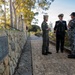 Commander, U.S. Pacific Fleet, visits site of plaque given to Western Australia by CINCPACFLT in May 1982
