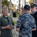 Commander, U.S. Pacific Fleet, visits site of plaque given to Western Australia by CINCPACFLT in May 1982