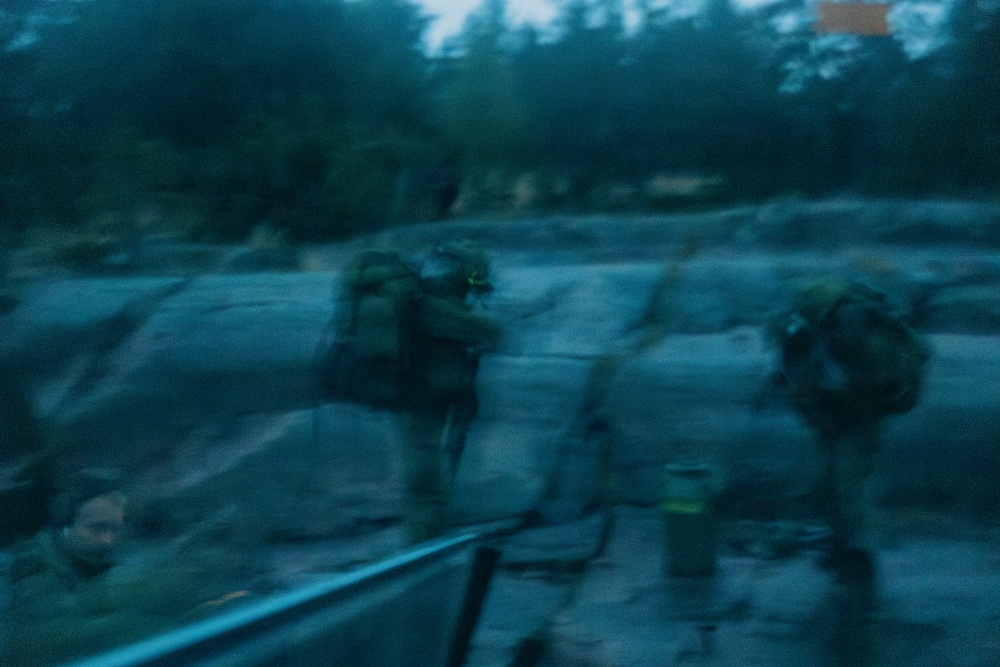 U.S. Recon Marines showcase lethality, expertise with amphibious insertion during training exercise in Finland