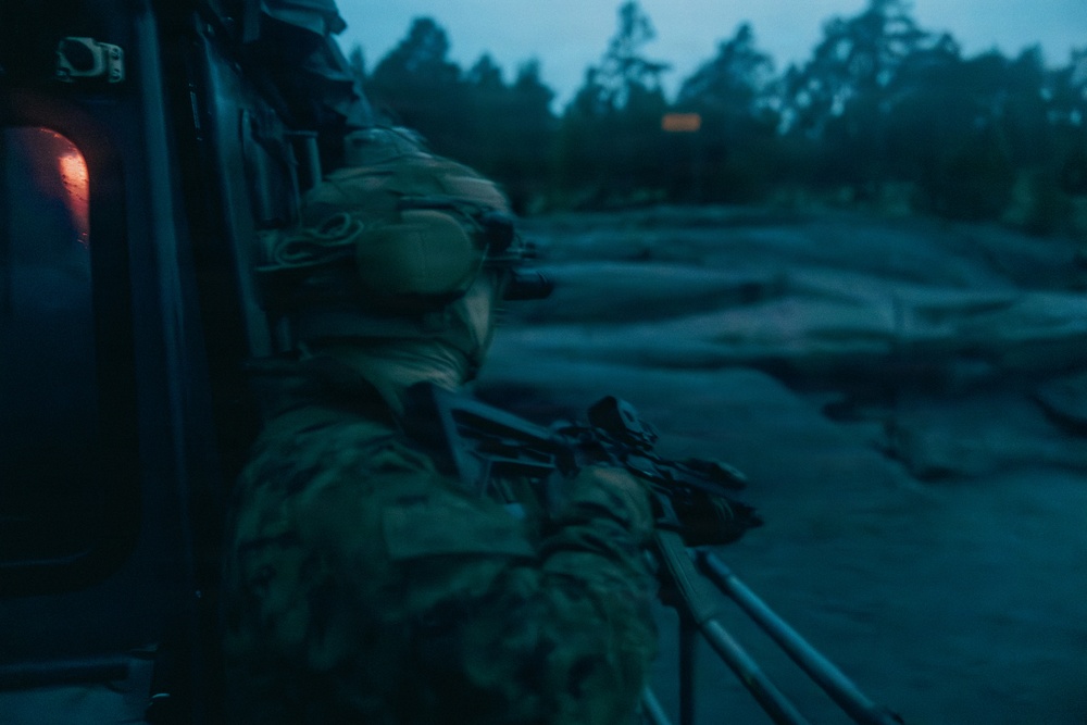 U.S. Recon Marines showcase lethality, expertise with amphibious insertion during training exercise in Finland