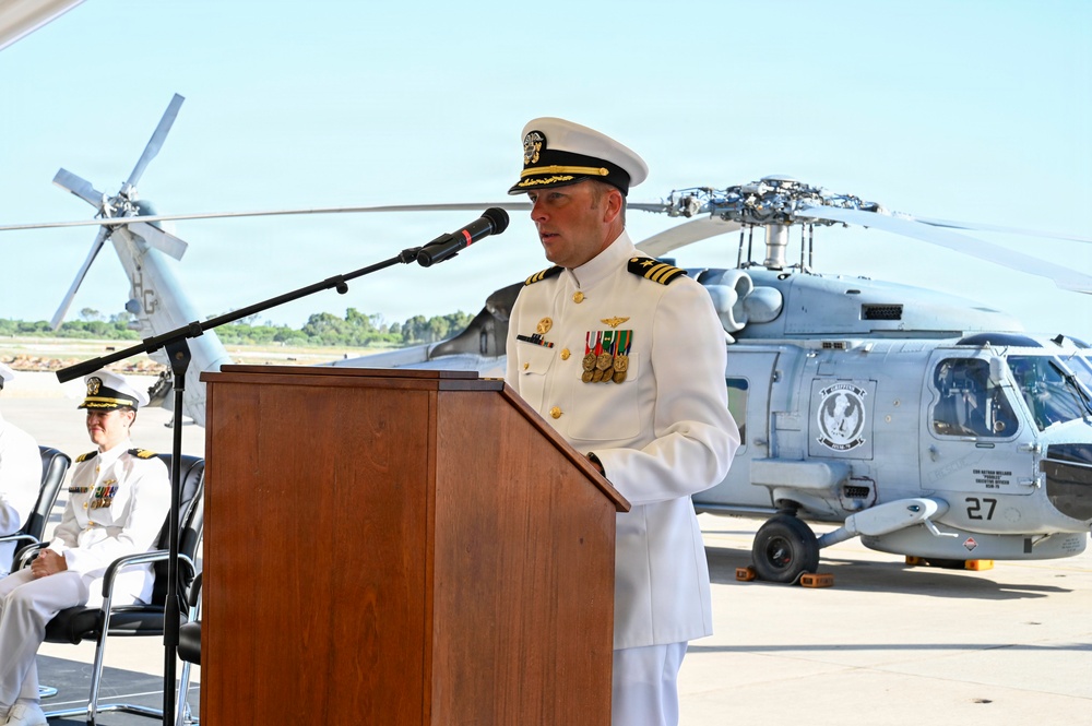 NAVSTA Rota HSM-79 holds Change of Command