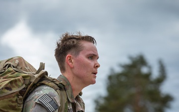 Four nations participate in the 18.6-mile Norwegian Foot March in Lithuania