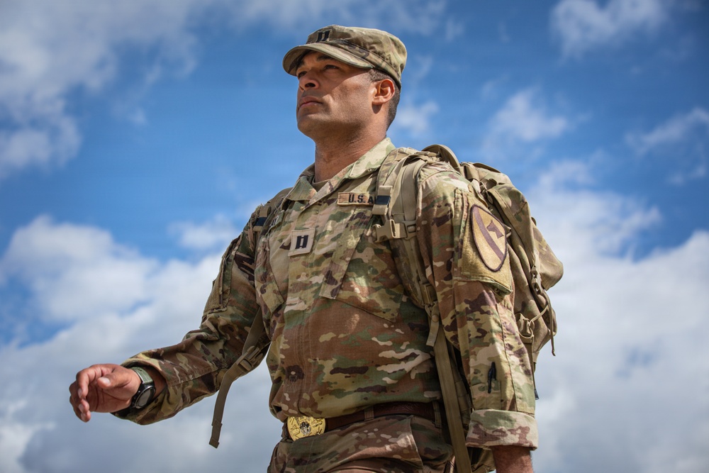Four nations participate in the 18.6-mile Norwegian Foot March in Lithuania