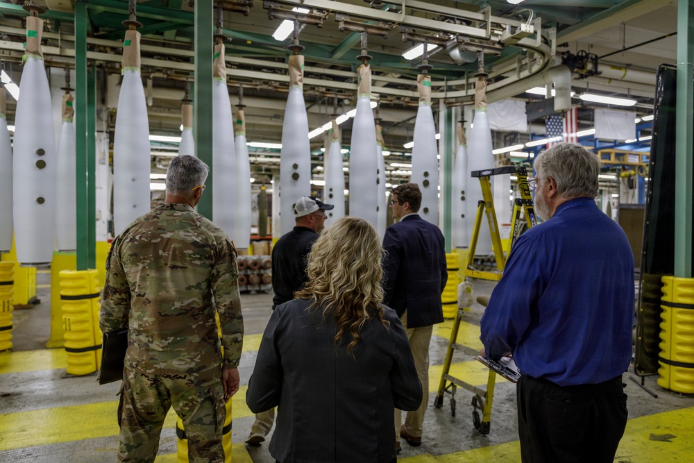Crane Army Ammunition Activity Hosts Congressional Staffer for Facilities Tour