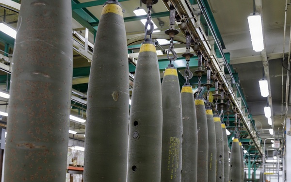 Mark 82 bombs on the Assembly Line