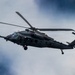 HH-60 Pave Hawk Flies Over Gunnery Range at Fort Drum