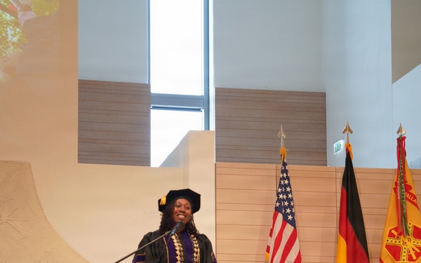 Student speaker Master Sgt. Krystal Simpson