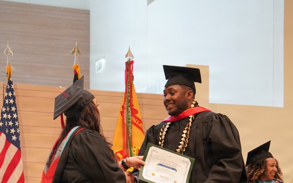 Randall Fielding earning his Master of Science in cyber security