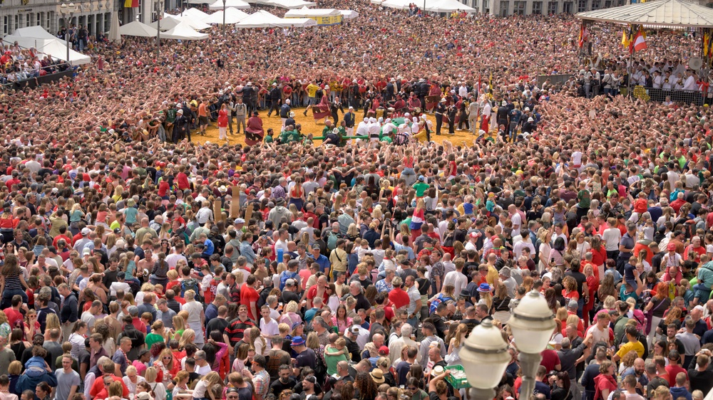 Doudou Festival, Tradition, Mons Belgium, USAG Benelux, armynewswire