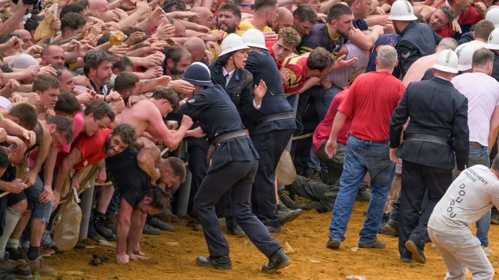 Doudou Festival, Tradition, Mons Belgium, USAG Benelux, armynewswire