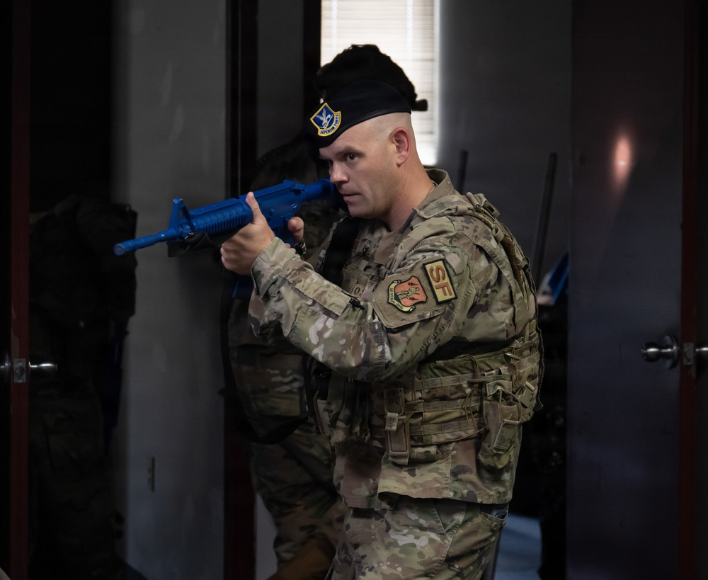 125th Security Forces Squadron Trains on Active Shooter Response Exercise