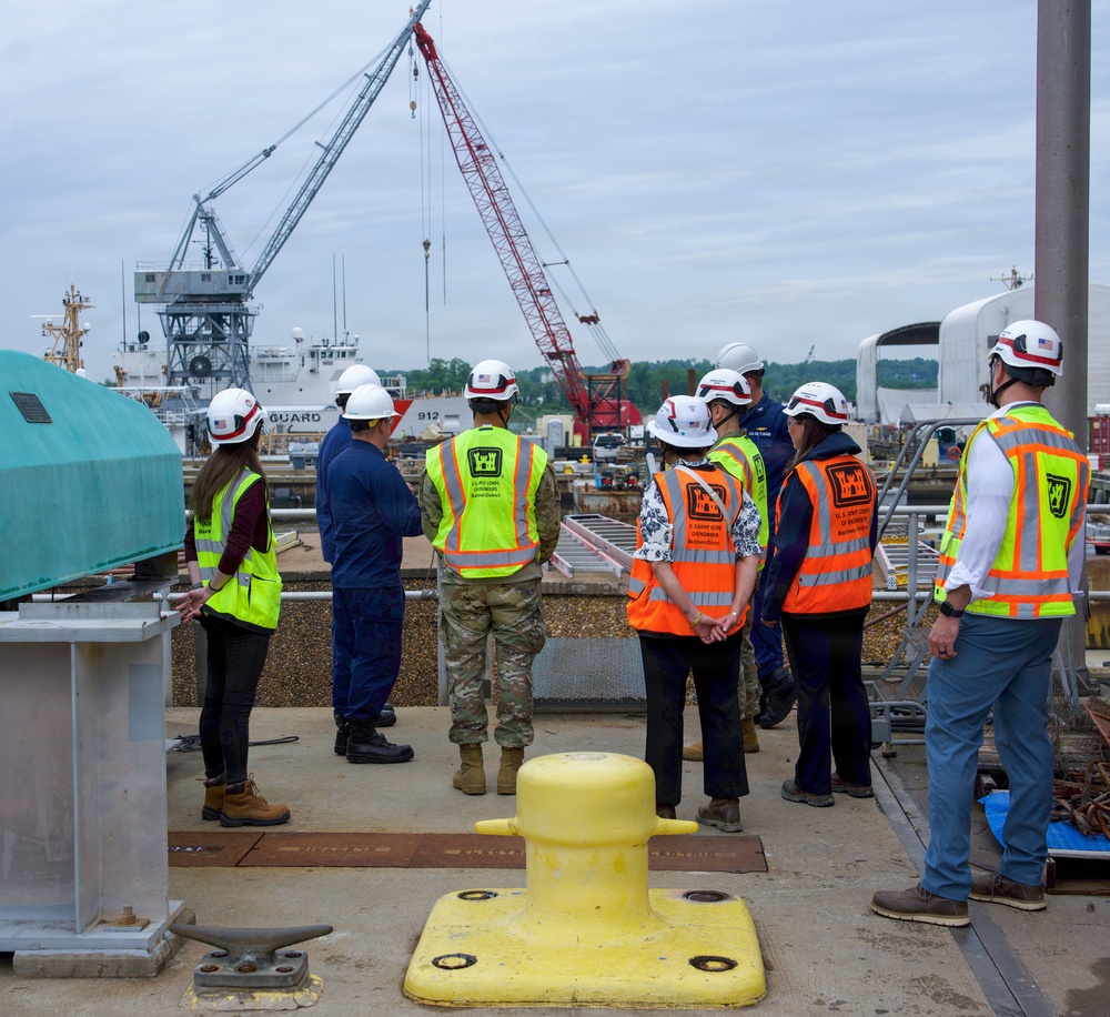 USACE Baltimore District and USCG Yard Leaders Tour Facilities as Waterfront Optimization Solicitation Launches