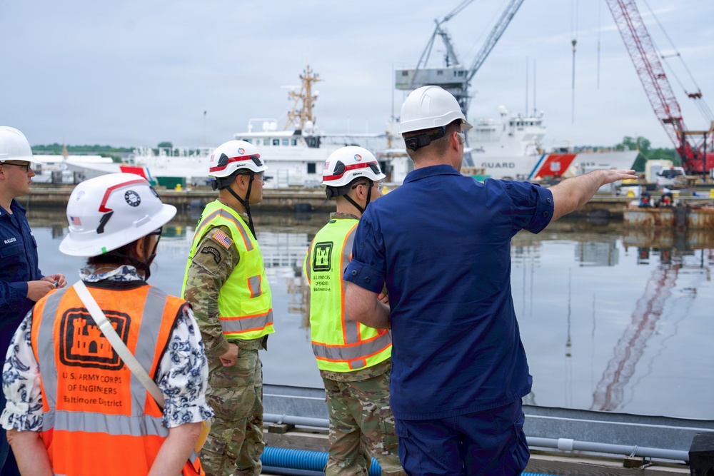 USACE Baltimore District and USCG Yard Leaders Tour Facilities as Waterfront Optimization Solicitation Launches