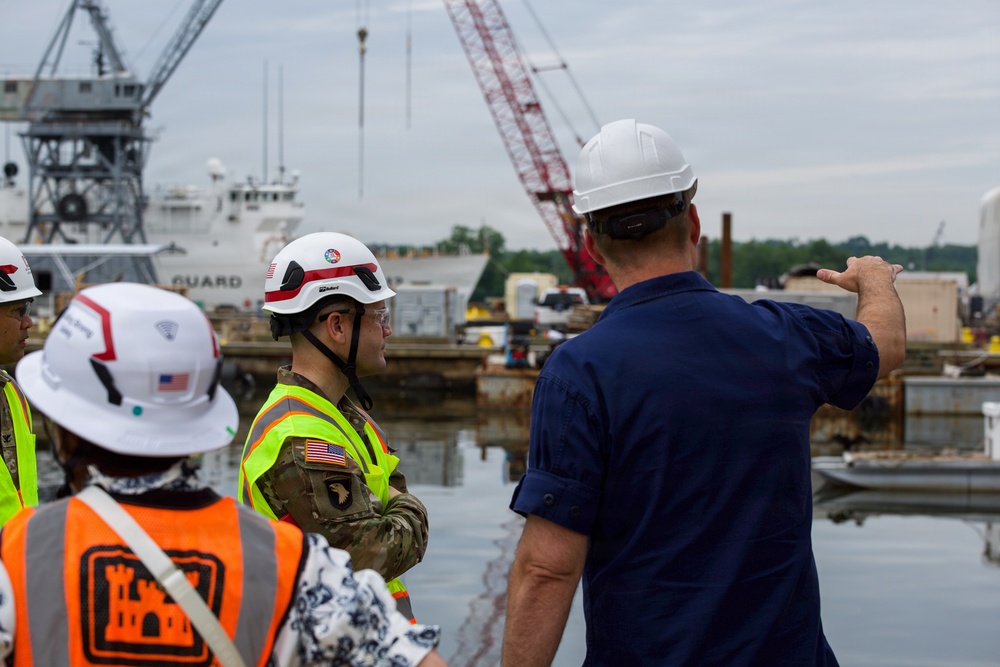 USACE Baltimore District and USCG Yard Leaders Tour Facilities as Waterfront Optimization Solicitation Launches