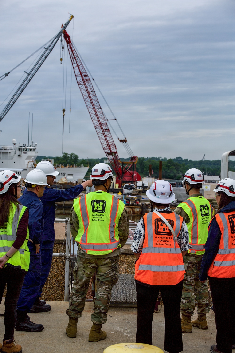 USACE Baltimore District and USCG Yard Leaders Tour Facilities as Waterfront Optimization Solicitation Launches