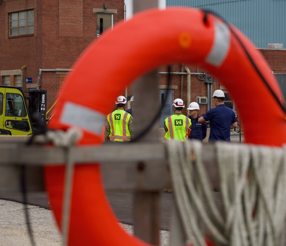 USACE Baltimore District and USCG Yard Leaders Tour Facilities as Waterfront Optimization Solicitation Launches