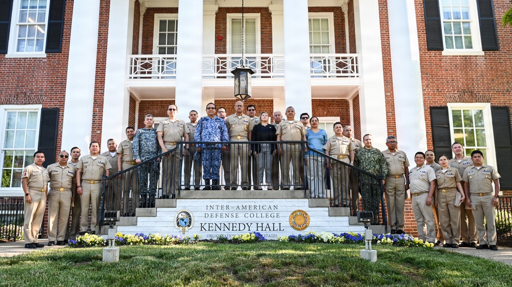 CESNAV Visits IADC for Academic Presentations and Professional Military Education Exchange