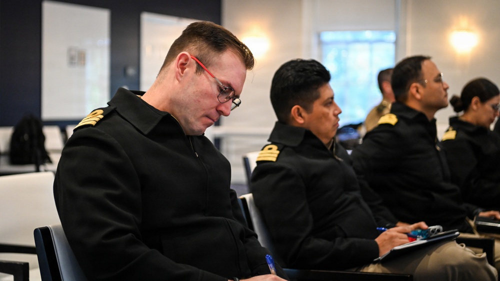 CESNAV Visits IADC for Academic Presentations and Professional Military Education Exchange