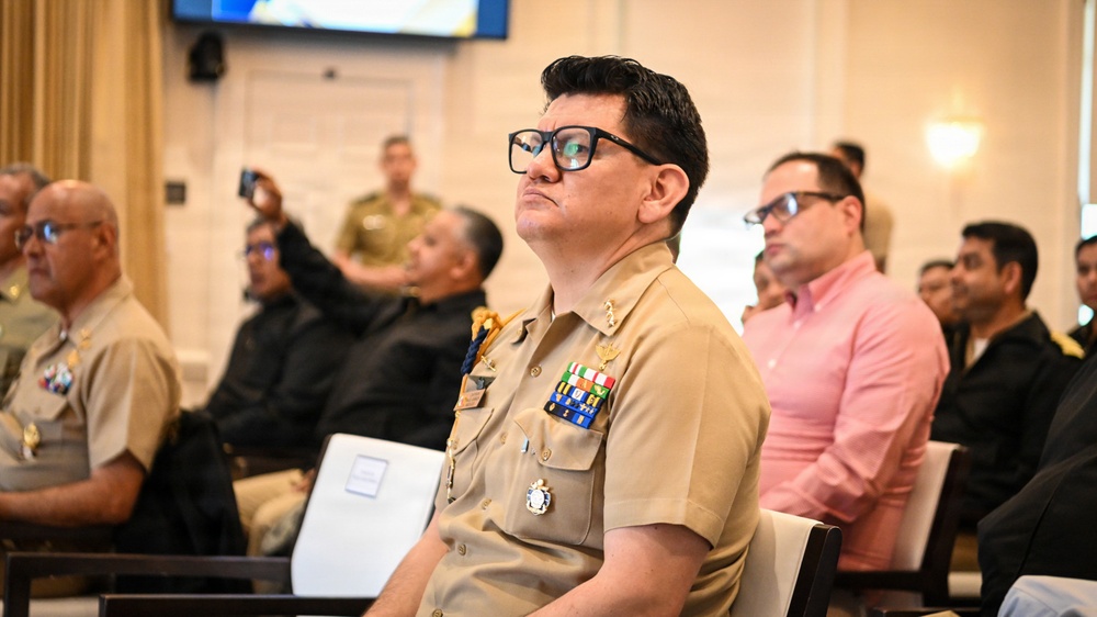 CESNAV Visits IADC for Academic Presentations and Professional Military Education Exchange