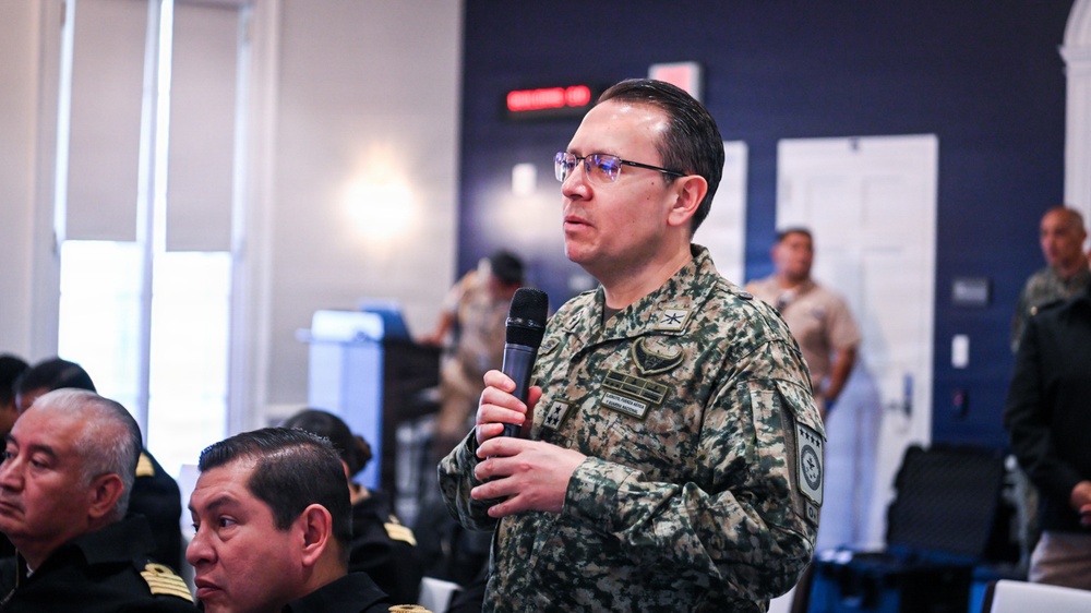 CESNAV Visits IADC for Academic Presentations and Professional Military Education Exchange