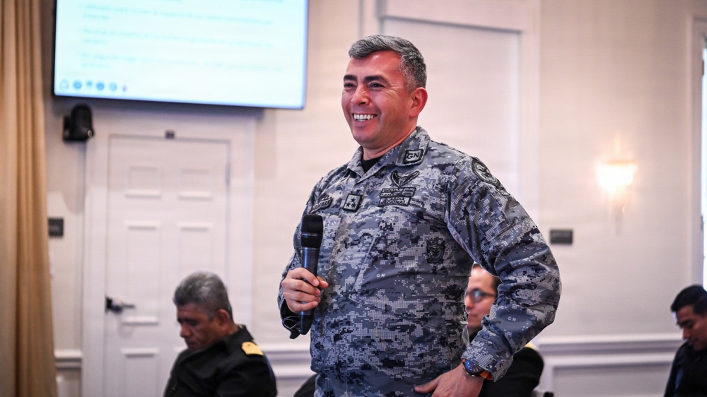 CESNAV Visits IADC for Academic Presentations and Professional Military Education Exchange