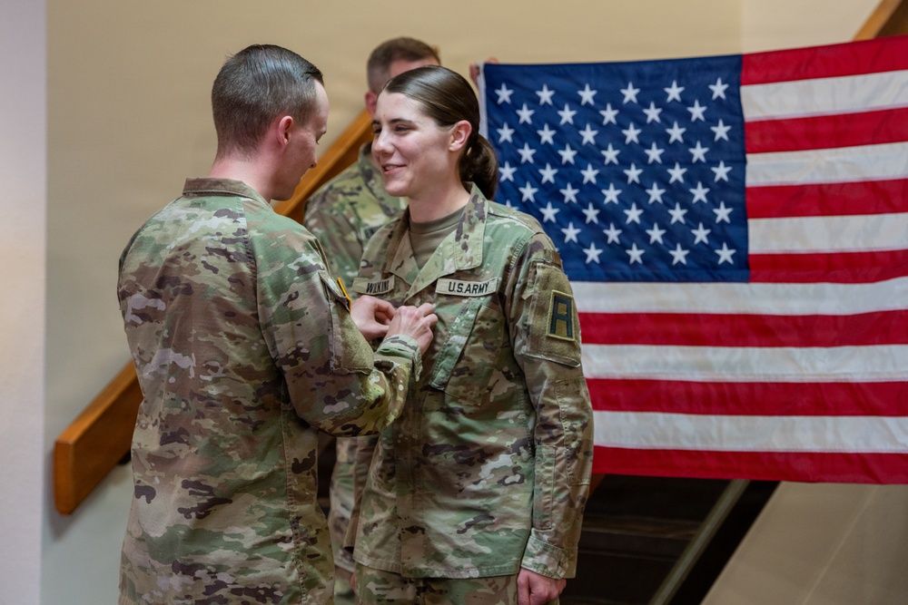 2nd Lt. Caitlin Wilkins Becomes One of Army Public Affairs’ First Directly Commissioned Officers