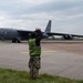 US Air Force B-52H Stratofortress participates in African Lion 26 flyover at Cap Draa
