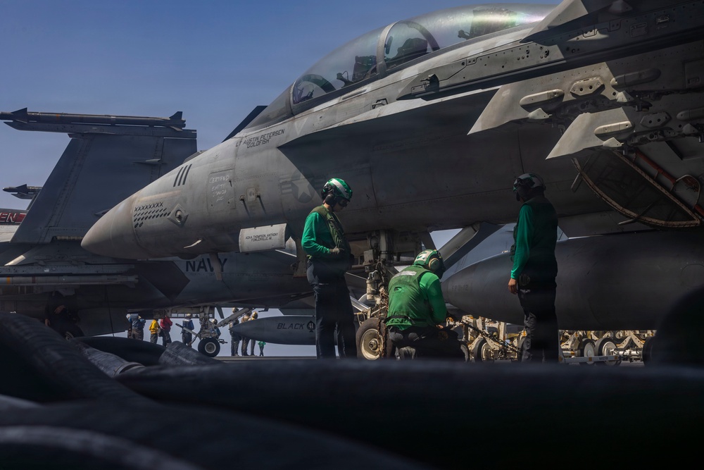 Abraham Lincoln Conducts Flight Operations