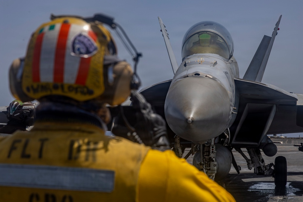 Abraham Lincoln Conducts Flight Operations