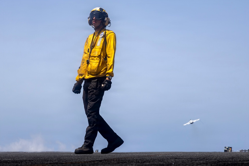 Abraham Lincoln Conducts Flight Operations