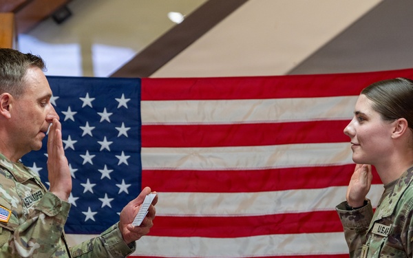 2nd Lt. Caitlin Wilkins Becomes One of Army Public Affairs’ First Directly Commissioned Officers