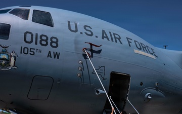 Take-off at the 105th