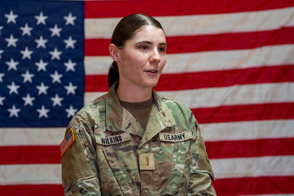 2nd Lt. Caitlin Wilkins Becomes One of Army Public Affairs’ First Directly Commissioned Officers