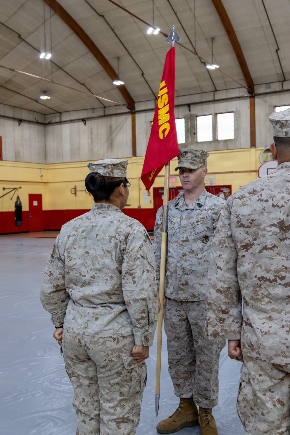 MCLB change-of-command ceremony