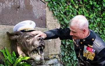 The 38th Assistant Commandant of the Marine Corps participates in the annual Belleau Wood Memorial Ceremony.