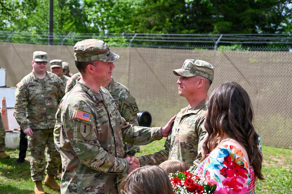 Kennel master relinquishes responsibility of 67th MP Detachment (MWD)