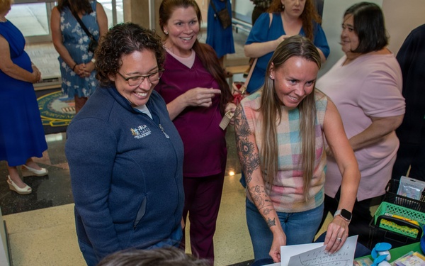 Girl Scout Troop 29 make a big difference at Naval Medical Center Portsmouth Neurodevelopmental Pediatrics Clinic