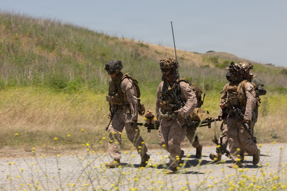 Marines with V2/5 conduct EOTG TRAP course