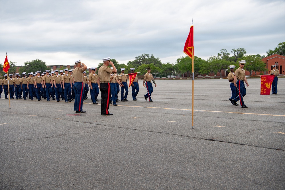 The 38th Assistant Commandant of the Marine Corps conducts a site visit on Marine Corps Recruit Depot Parris Island.
