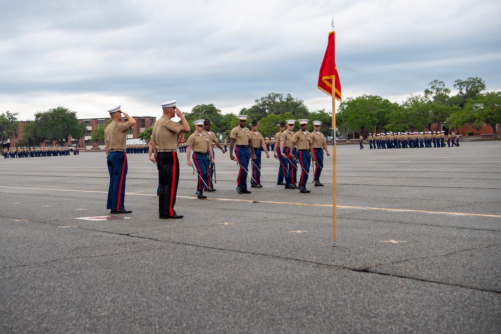 The 38th Assistant Commandant of the Marine Corps conducts a site visit on Marine Corps Recruit Depot Parris Island.