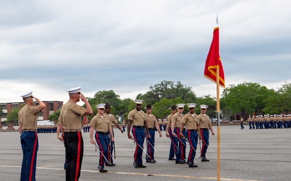 The 38th Assistant Commandant of the Marine Corps conducts a site visit on Marine Corps Recruit Depot Parris Island.