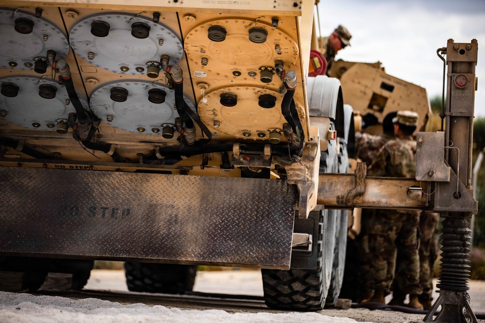 U.S. Army Soldiers Conduct Operations in the Middle East