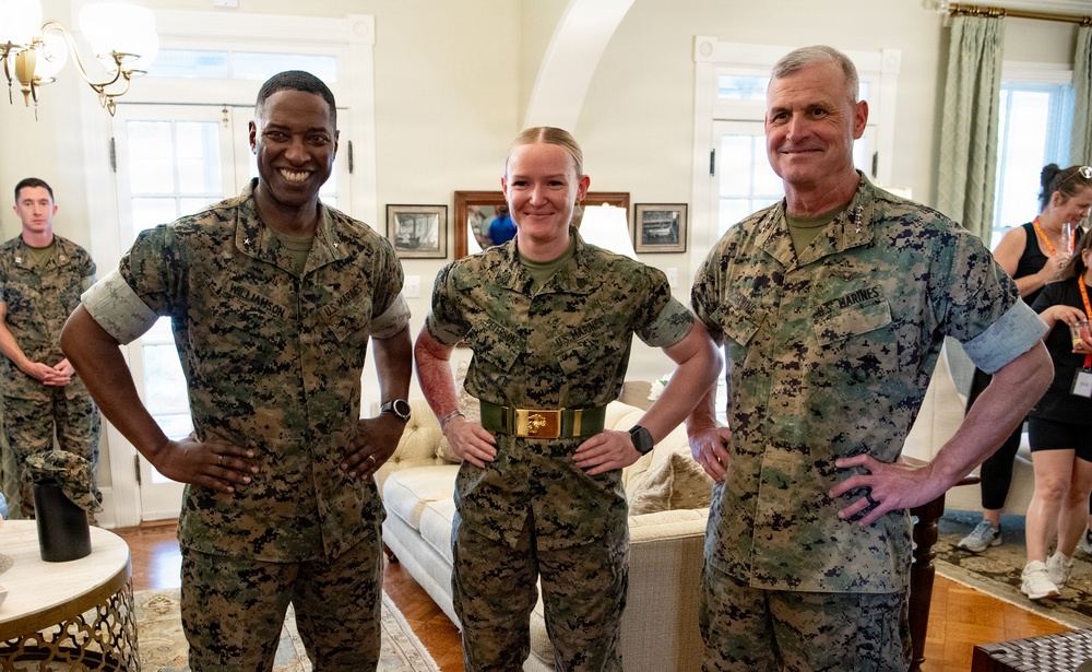The 38th Assistant Commandant of the Marine Corps conducts a site visit on Marine Corps Recruit Depot Parris Island.