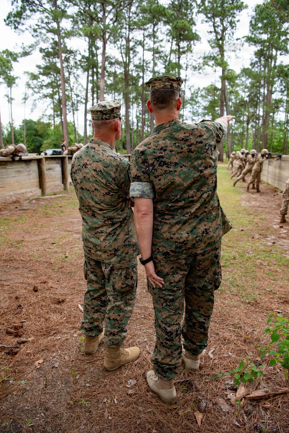 The 38th Assistant Commandant of the Marine Corps conducts a site visit on Marine Corps Recruit Depot Parris Island.
